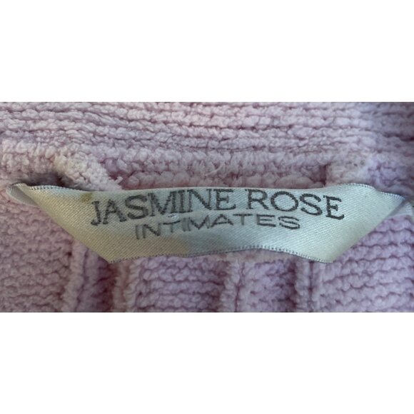 Soft Pink Jasmine Rose Intimates Cable Knit Plush Wrap Robe Sleepwear S/P - Picture 5 of 11